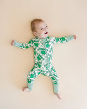 Load image into Gallery viewer, Bamboo Zip Romper | Lucky Shamrock (LPK)
