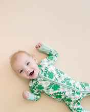 Load image into Gallery viewer, Bamboo Zip Romper | Lucky Shamrock (LPK)
