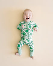 Load image into Gallery viewer, Bamboo Zip Romper | Lucky Shamrock (LPK)
