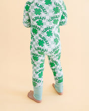 Load image into Gallery viewer, Bamboo Zip Romper | Lucky Shamrock (LPK)
