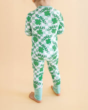 Load image into Gallery viewer, Bamboo Zip Romper | Lucky Shamrock (LPK)
