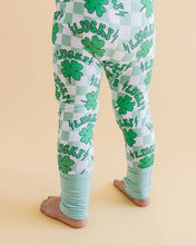 Load image into Gallery viewer, Bamboo Zip Romper | Lucky Shamrock (LPK)
