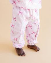 Load image into Gallery viewer, Cargo Jogger Set | Pink Bows (LPK)
