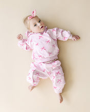 Load image into Gallery viewer, Cargo Jogger Set | Pink Bows (LPK)
