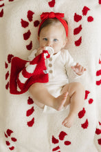 Load image into Gallery viewer, Fuzzy Blanket | Candy Cane (LPK)
