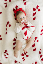 Load image into Gallery viewer, Fuzzy Blanket | Candy Cane (LPK)
