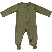 Load image into Gallery viewer, Olive Bamboo Zipper (Mebie Baby)

