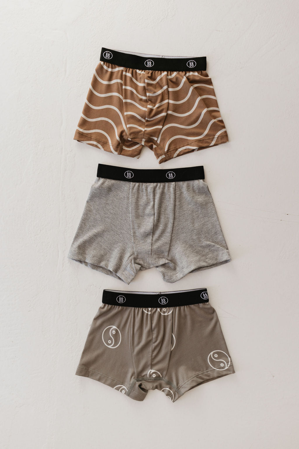 Bamboo Boxers (3 Pack) | Sage Yin Yang & Static Waves (FF)