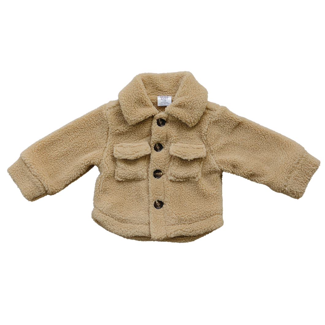 Sherpa Shacket (Mebie Baby)