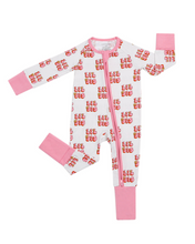 Load image into Gallery viewer, Bamboo Zip Romper | Lil Sis (LPK)
