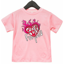 Load image into Gallery viewer, “Sucker for you” Kids Graphic Tee (MTO)
