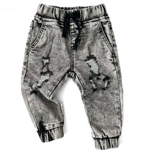Load image into Gallery viewer, Distressed Acid Wash Joggers
