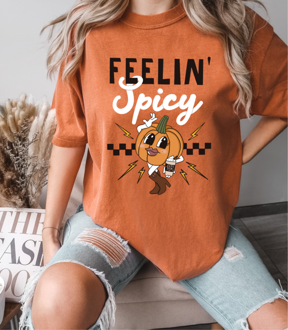 “Feelin’ Spicy” Adult Graphic Tee (MTO)