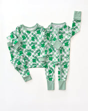 Load image into Gallery viewer, Bamboo Zip Romper | Lucky Shamrock (LPK)
