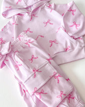 Load image into Gallery viewer, Cargo Jogger Set | Pink Bows (LPK)
