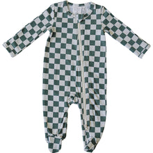 Load image into Gallery viewer, Green Checkered Zipper (Mebie Baby)
