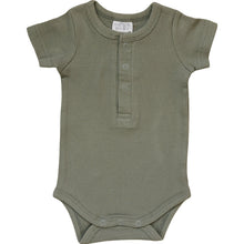 Load image into Gallery viewer, Green Organic Cotton Bodysuit (Mebie)
