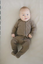 Load image into Gallery viewer, Cocoa Organic Cotton Ribbed Zipper (Mebie Baby)
