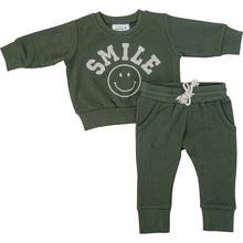 Load image into Gallery viewer, Olive Smile French Terry Set (Mebie Baby)
