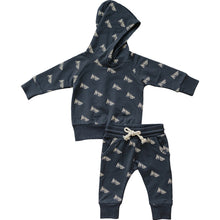 Load image into Gallery viewer, “ Go Team”Hooded French Terry Set (Mebie Baby)
