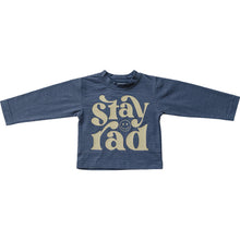 Load image into Gallery viewer, Stay Rad Long Sleeve Cotton Tee
