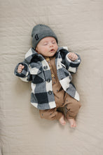 Load image into Gallery viewer, Checkered Sherpa Shacket (Mebie Baby)
