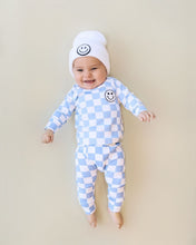 Load image into Gallery viewer, Checkered Smiley Lounge Set | Blue (LPK)
