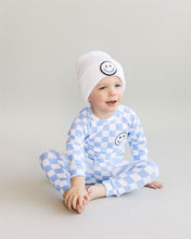 Load image into Gallery viewer, Checkered Smiley Lounge Set | Blue (LPK)
