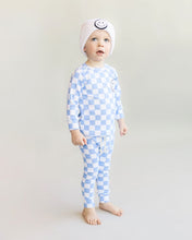 Load image into Gallery viewer, Checkered Smiley Lounge Set | Blue (LPK)
