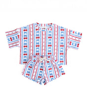 Load image into Gallery viewer, Shorts Set | Cherries &amp; Stripes (LPK)

