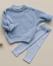 Load image into Gallery viewer, Chunky Knit Sweater | Blue (LPK)
