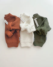 Load image into Gallery viewer, Chunky Knit Sweater | Rust (LPK)
