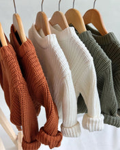 Load image into Gallery viewer, Chunky Knit Sweater | Rust (LPK)
