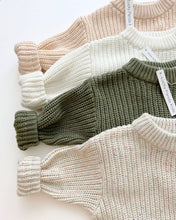 Load image into Gallery viewer, Chunky Knit Sweater | Vanilla (LPK)
