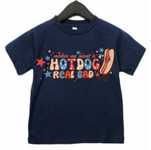 Load image into Gallery viewer, “Hot dog real bad” Tee (MTO)
