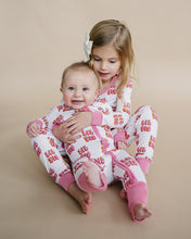 Load image into Gallery viewer, Bamboo Zip Romper | Lil Sis (LPK)
