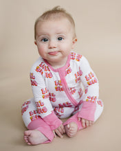 Load image into Gallery viewer, Bamboo Zip Romper | Lil Sis (LPK)
