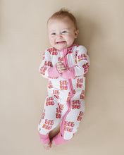 Load image into Gallery viewer, Bamboo Zip Romper | Lil Sis (LPK)
