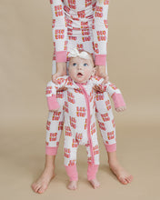 Load image into Gallery viewer, Bamboo Zip Romper | Lil Sis (LPK)
