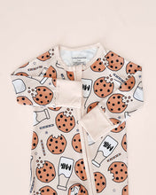 Load image into Gallery viewer, Bamboo Zip Romper | Milk &amp; Cookies (LPK)
