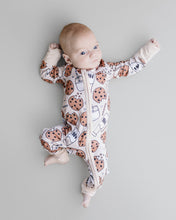 Load image into Gallery viewer, Bamboo Zip Romper | Milk &amp; Cookies (LPK)
