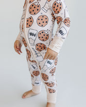 Load image into Gallery viewer, Bamboo Zip Romper | Milk &amp; Cookies (LPK)
