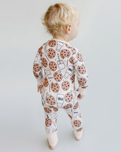 Load image into Gallery viewer, Bamboo Zip Romper | Milk &amp; Cookies (LPK)
