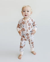 Load image into Gallery viewer, Bamboo Zip Romper | Milk &amp; Cookies (LPK)
