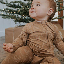 Load image into Gallery viewer, Ranch Santa | Bamboo Zip Romper (BP)
