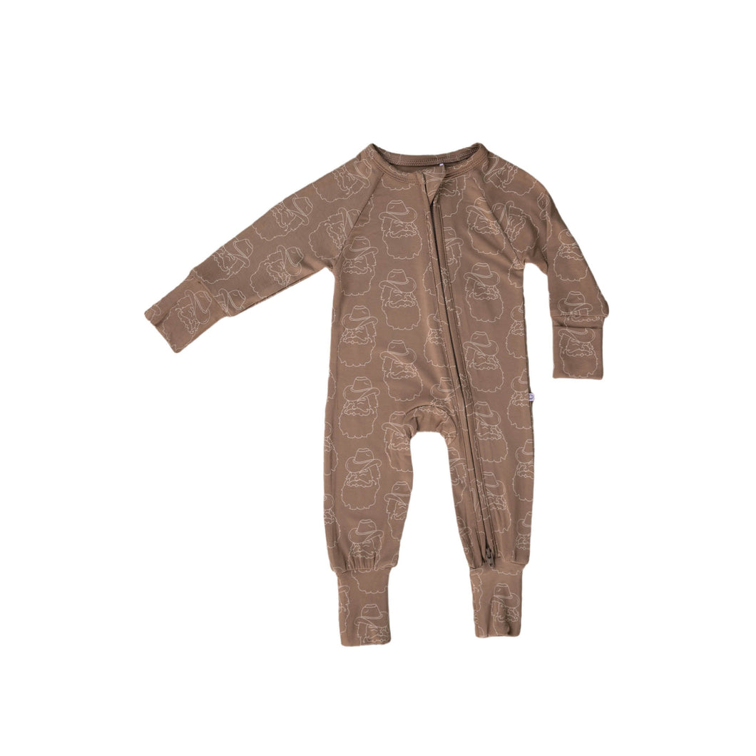 Ranch Santa | Bamboo Zip Romper (BP)