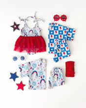 Load image into Gallery viewer, Shorts Set | Little Miss USA (LPK)
