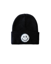 Load image into Gallery viewer, Smiley Beanie | Black (LPK)
