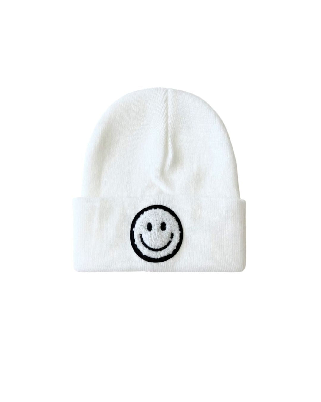 Smiley Beanie | White (LPK)