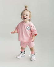 Load image into Gallery viewer, Smiley Shorts Set | Pink Peach (LPK)
